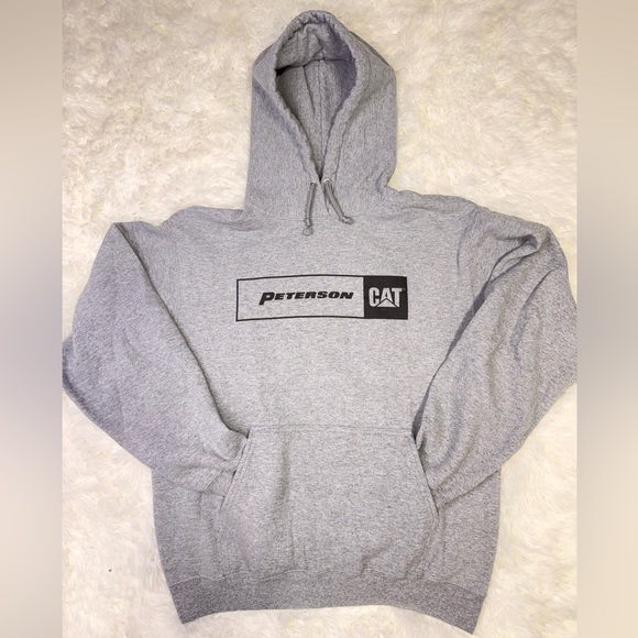 Caterpillar Other - Caterpillar Gray Hoodie with Logo